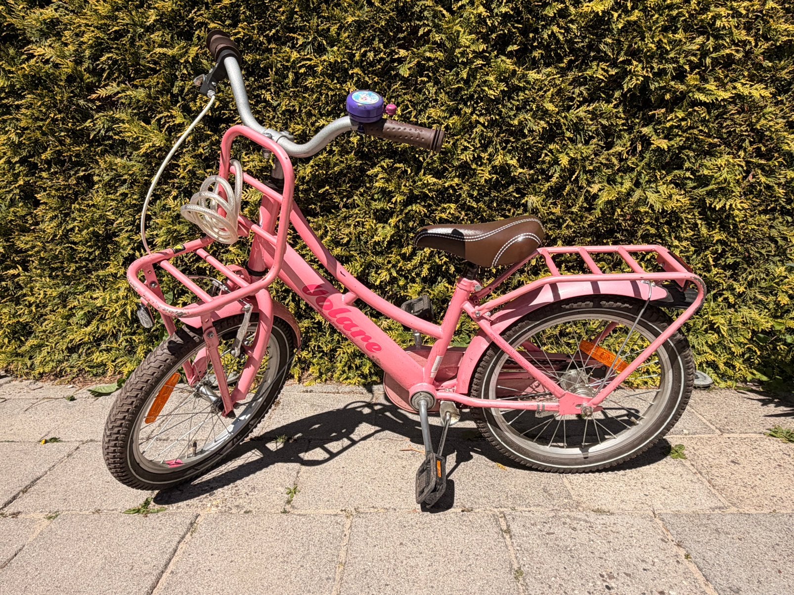 Kinderfiets, Ophalen, Terugtraprem, 18 inch, Handrem