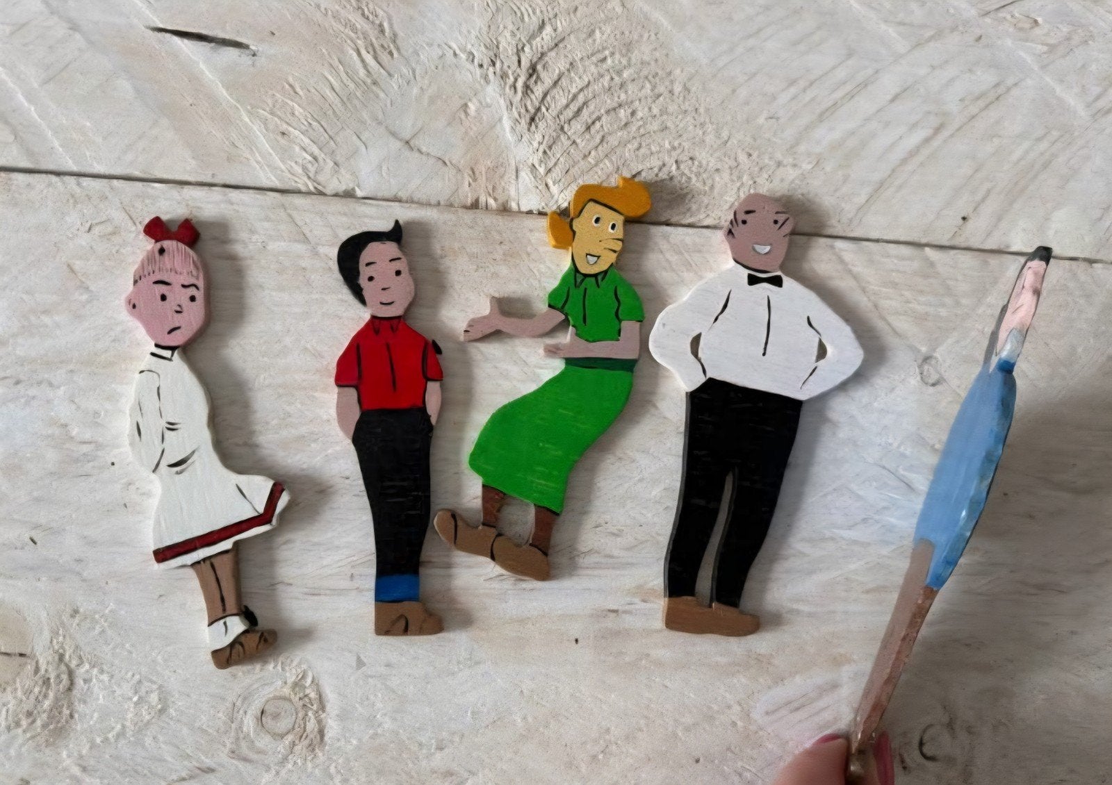 Suske en wiske poppetjes, Verzamelen, Stripfiguren, Ophalen of Verzenden, Suske en Wiske, Zo goed als nieuw, Beeldje of Figuurtje