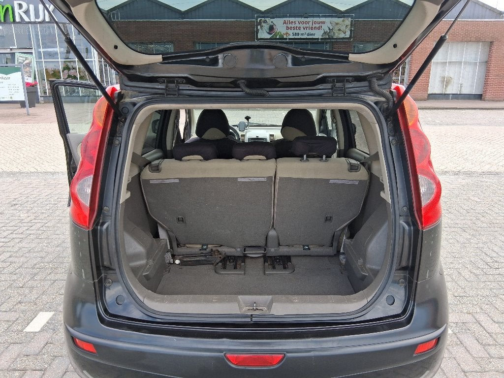Nissan Note 1.6 16V 2006 Zwart, Voorwielaandrijving, Beige, 4 cilinders, Origineel Nederlands