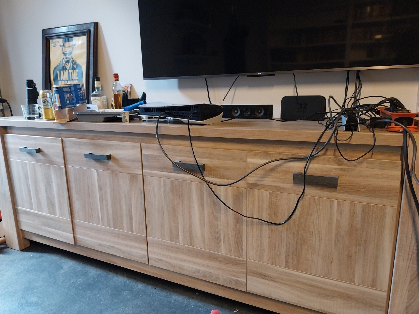 bijna gratis prachtig dressoir zgan, Huis en Inrichting, Ophalen, Zo goed als nieuw, 25 tot 50 cm, 150 tot 200 cm