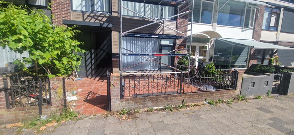 Zwart sierhekwerk met poort - Gebruikt, Ophalen, Met poort, Gebruikt, Sierhekwerk