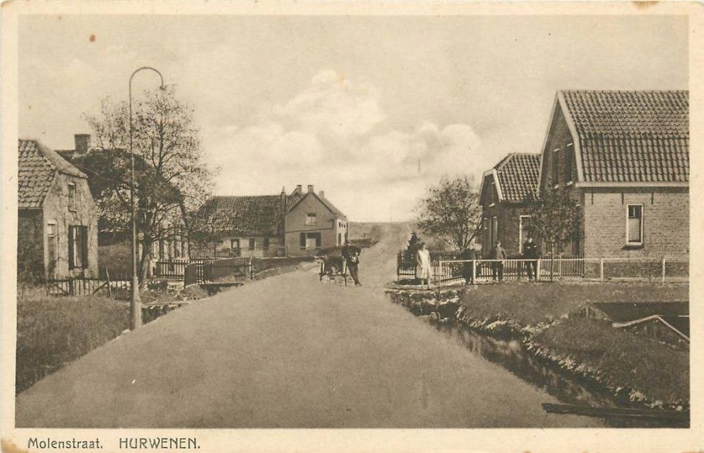388-548-011 Hurwenen Molenstraat, Verzenden, Voor 1920, Gelderland