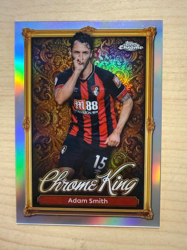 Topps Premier League Chrome King Adam Smith, Ophalen of Verzenden, Nieuw, Buitenlandse clubs, Spelerskaart