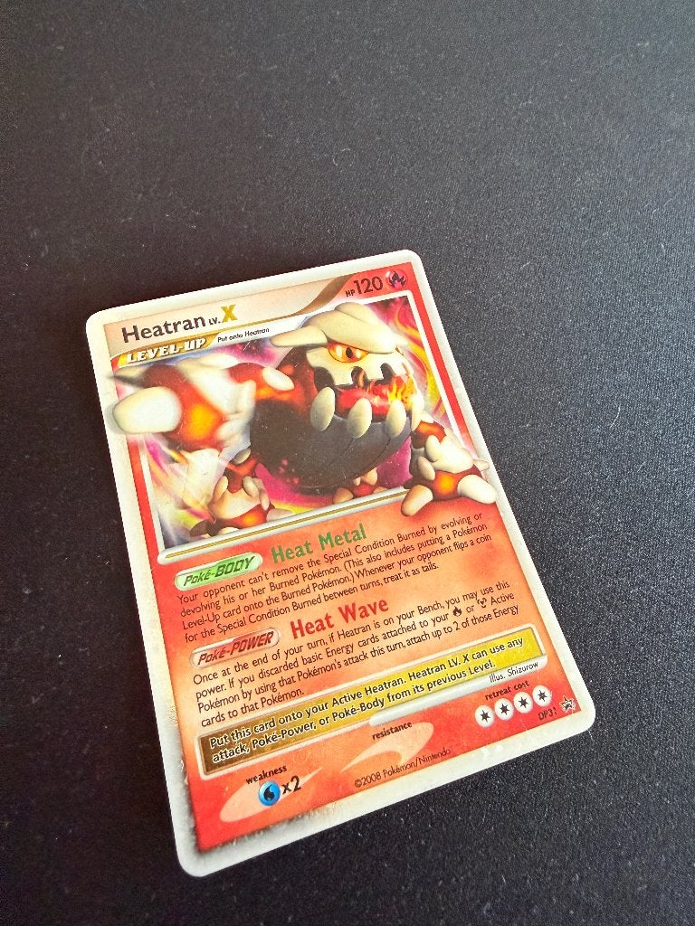 Pokémon kaart Heatran X DP31, Ophalen of Verzenden, Gebruikt, Losse kaart