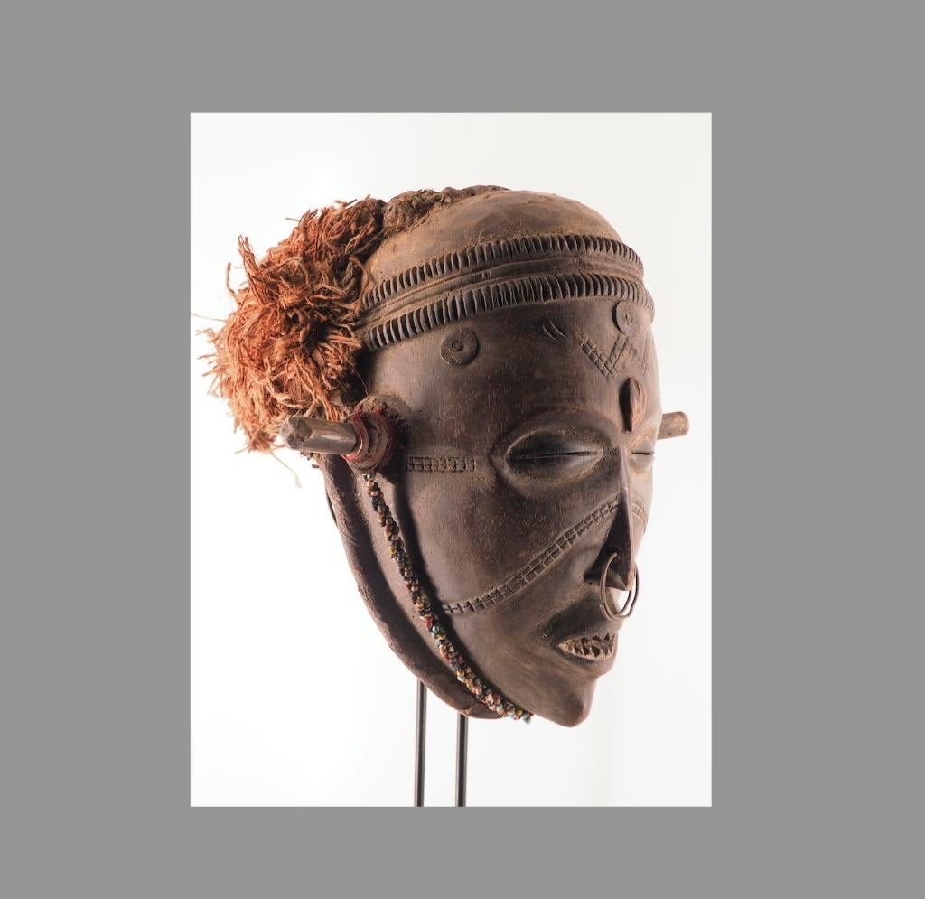 Traditioneel Chokwe masker Angola (251203-02), Ophalen of Verzenden