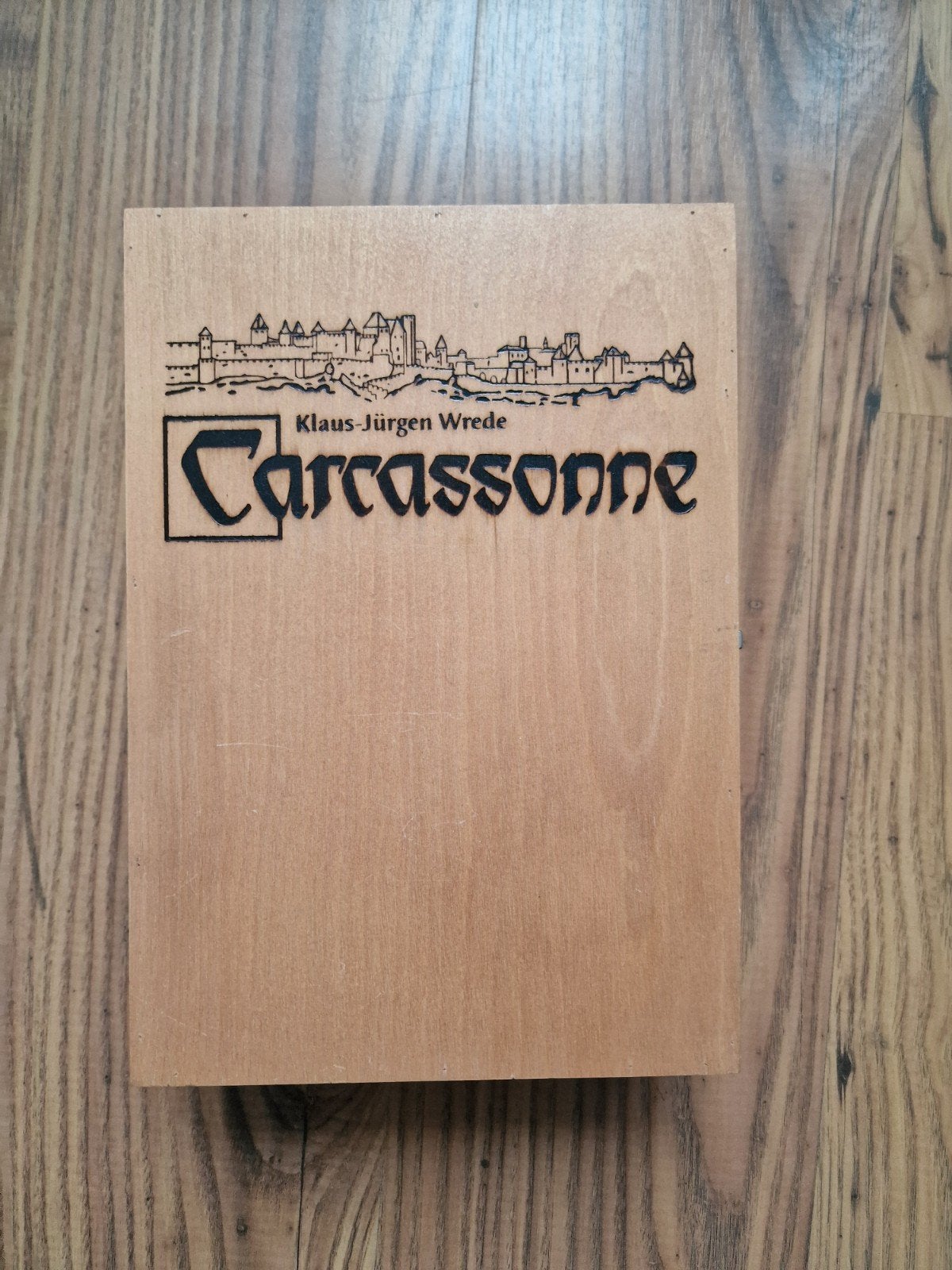 Carcassonne De Stad - Luxe houten editie bordspel, Een of twee spelers, Ophalen of Verzenden, Zo goed als nieuw, 999 Games