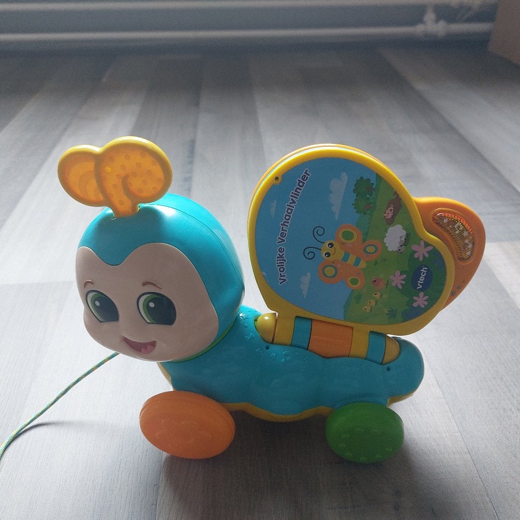 Vtech vrolijke verhaalvlinder, Ophalen, Zo goed als nieuw, 6 maanden tot 2 jaar
