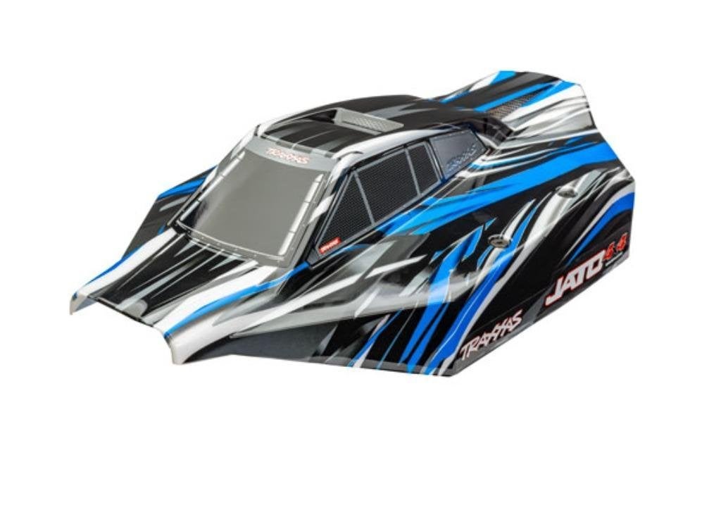 Body voor Jato 4X4 Brushless, blauw (gespoten, decals, Ophalen of Verzenden, Nieuw