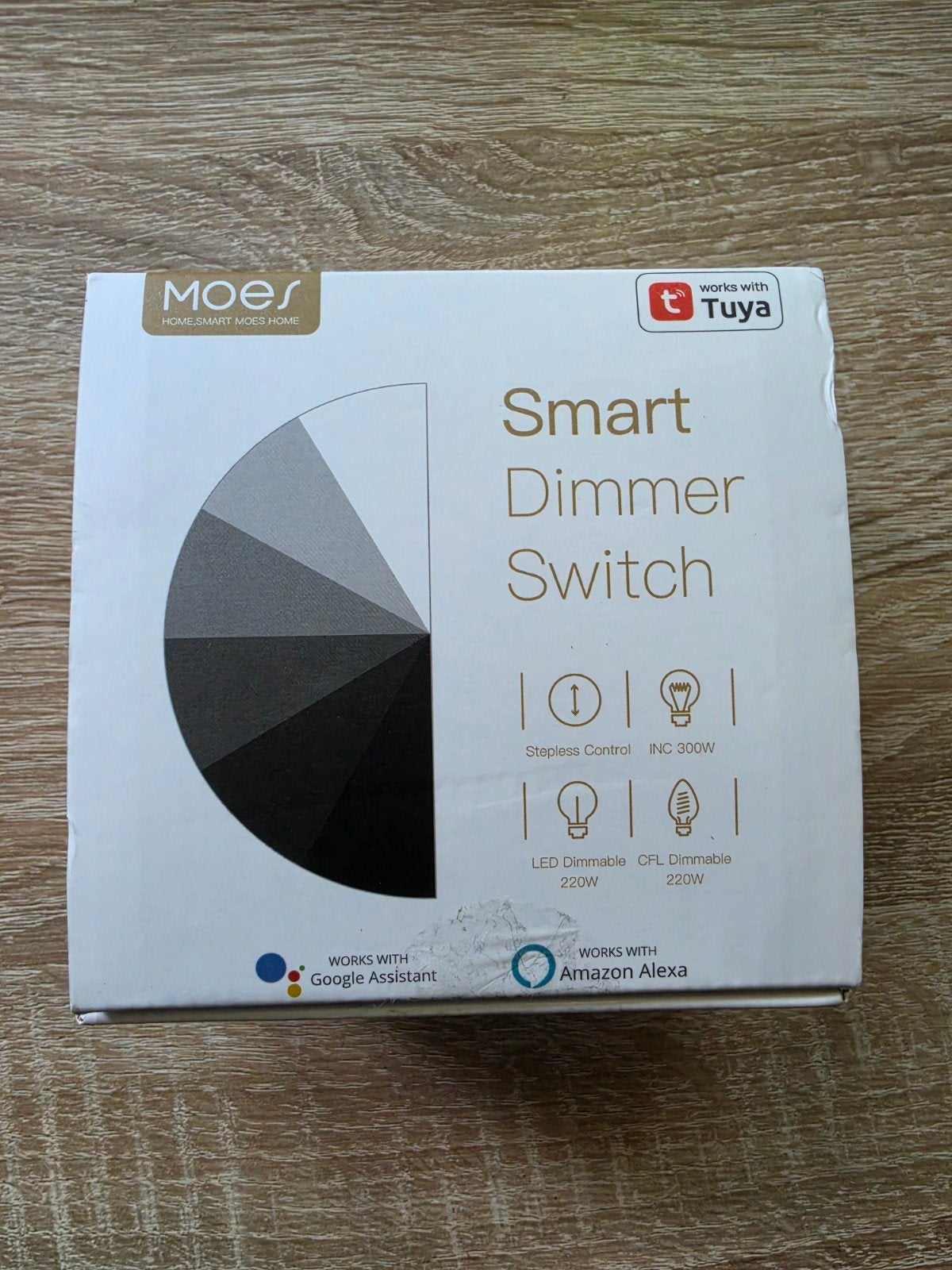 Moes Zigbee/Tuya Smart Dimmer Schakelaar, Wit, Overige merken, Kunststof, Nieuw