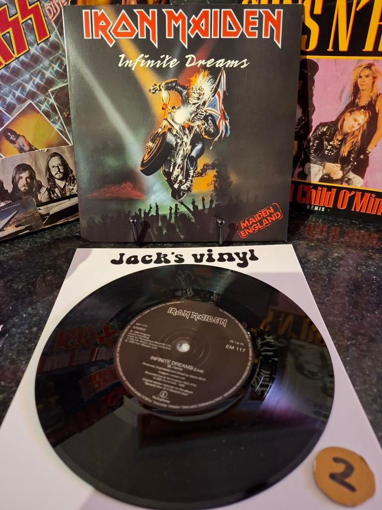 Iron Maiden - Infinite Dreams 7 inch Single 2014/2, Ophalen of Verzenden, Zo goed als nieuw