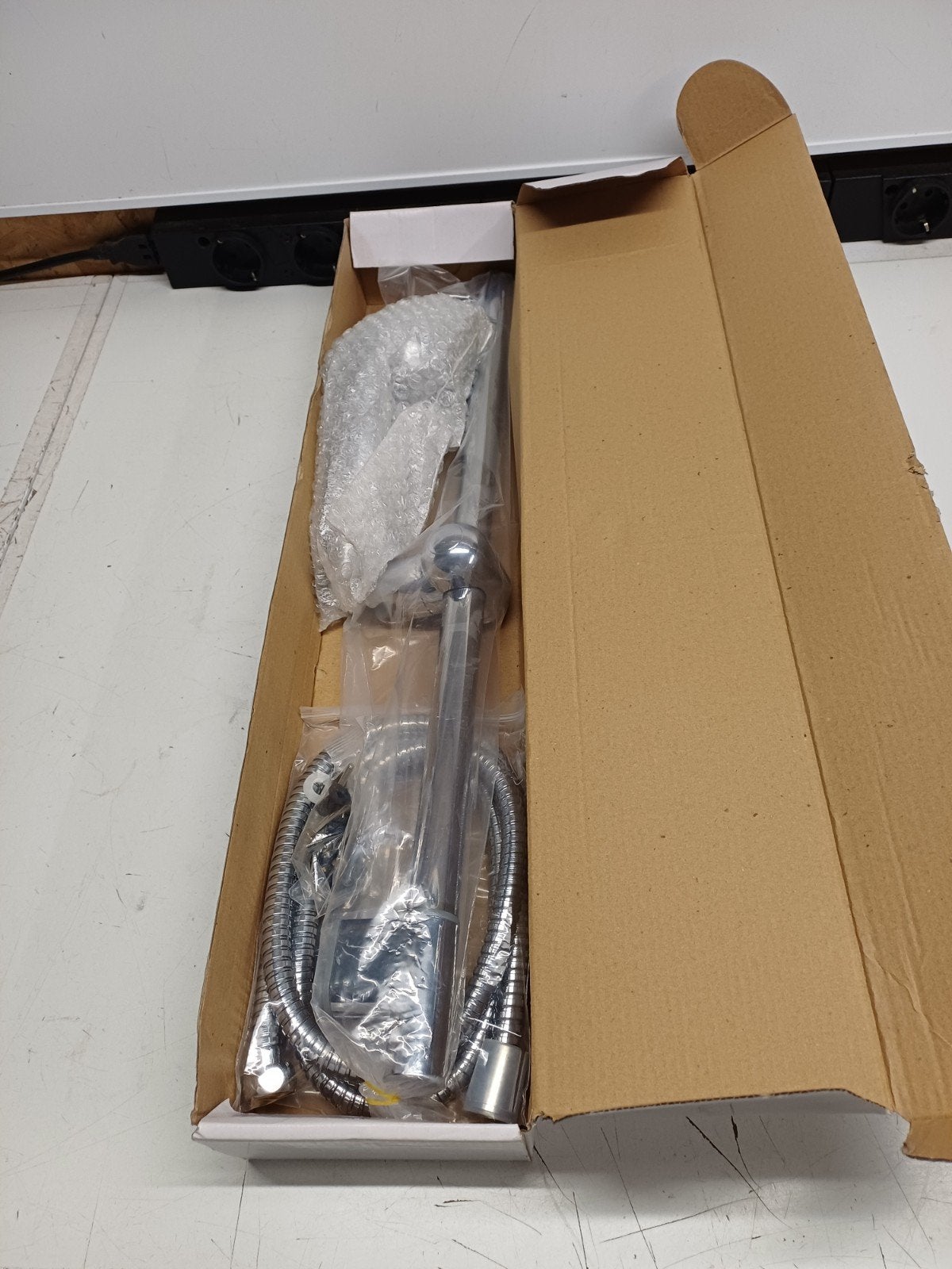 Douche glijstang set compleet 60cm Chroom, Huis en Inrichting, Ophalen of Verzenden, Nieuw, Overige typen