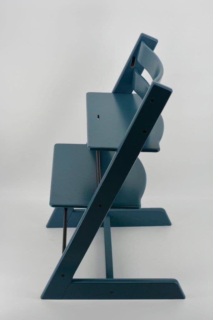 Stokke Tripp Trapp Fjord Blue – Refurbished Tripp Trapp, Ophalen of Verzenden, Gebruikt, Meegroeistoel, Aanschuifbaar