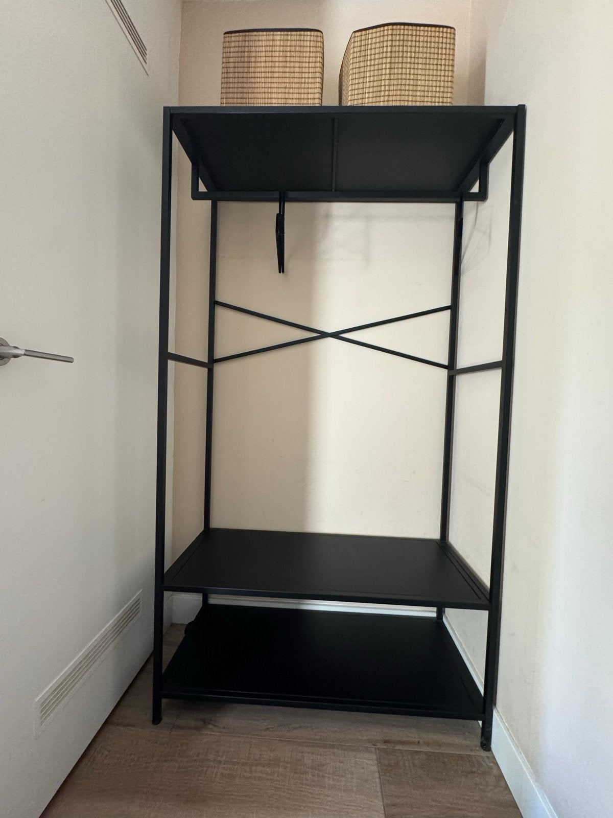 Garderoberek kapstok 47x180x100 cm, Ophalen, Zo goed als nieuw, Metaal, Staande kapstok