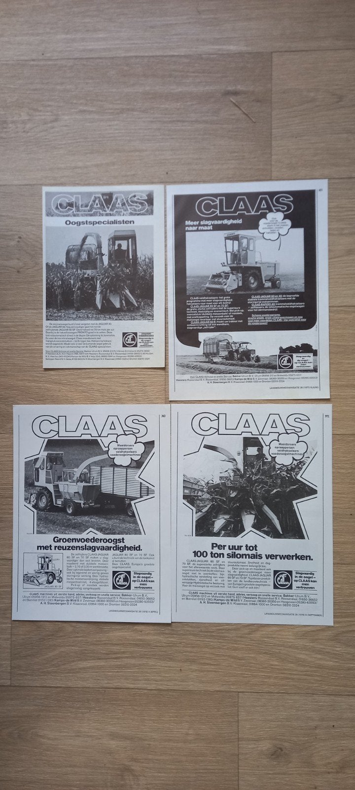 CL 1: Claas hakselaar advertenties., Ophalen of Verzenden
