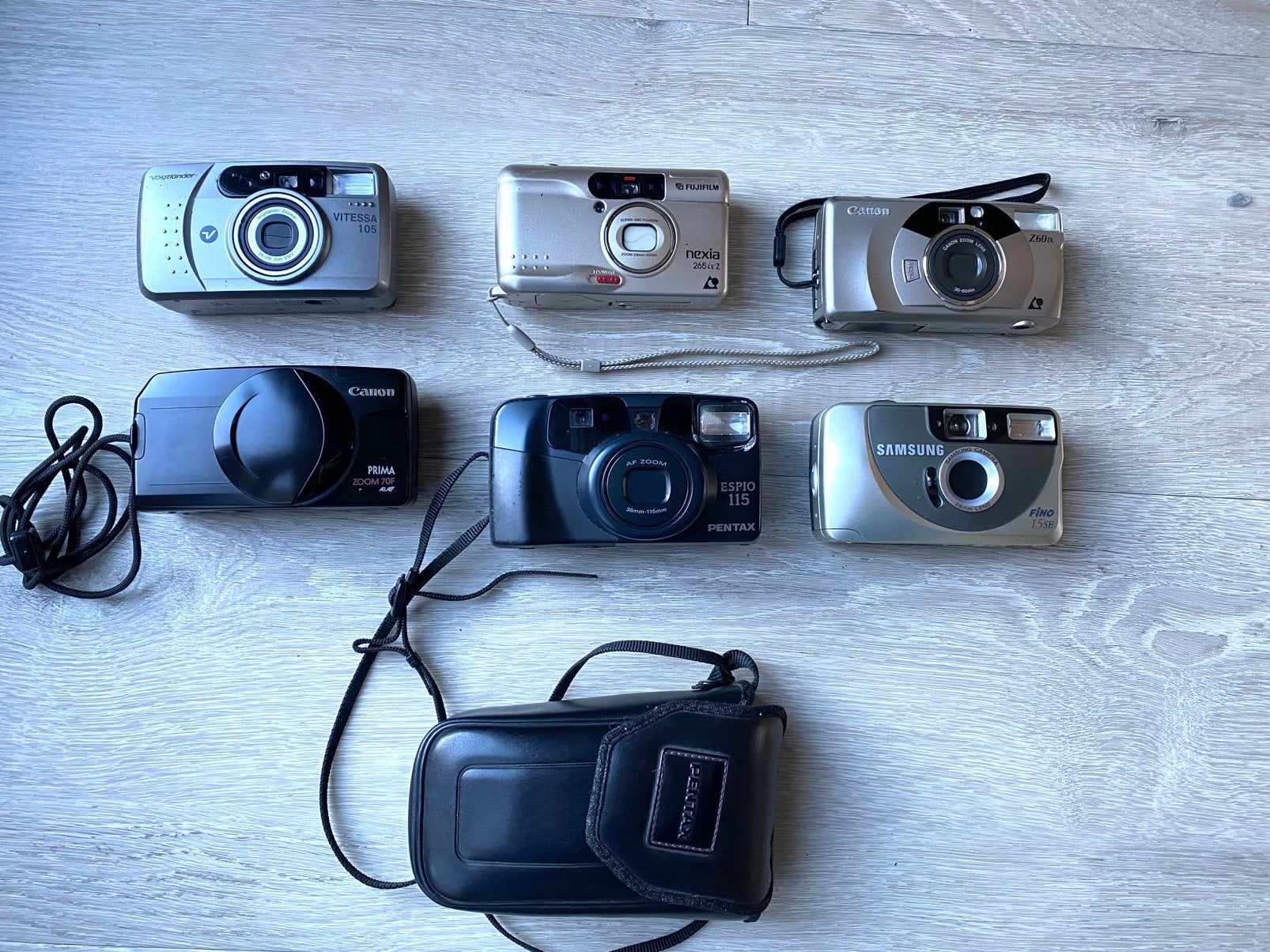 Diverse Camera’s oa. Canon, pentax, fuijfilm, Ophalen of Verzenden, Gebruikt, Compact, Canon