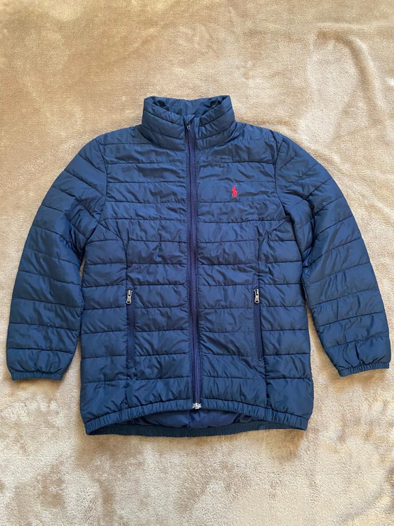 Ralph Lauren Navy Thin Puffer jacket, Kleding | Heren, Jassen | Winter, Zo goed als nieuw, Maat 46 (S) of kleiner, Blauw, Ophalen of Verzenden