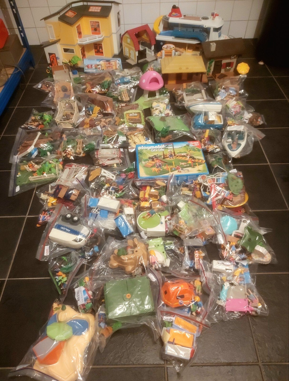Partij playmobil, mega veel!, Ophalen, Zo goed als nieuw, Complete set