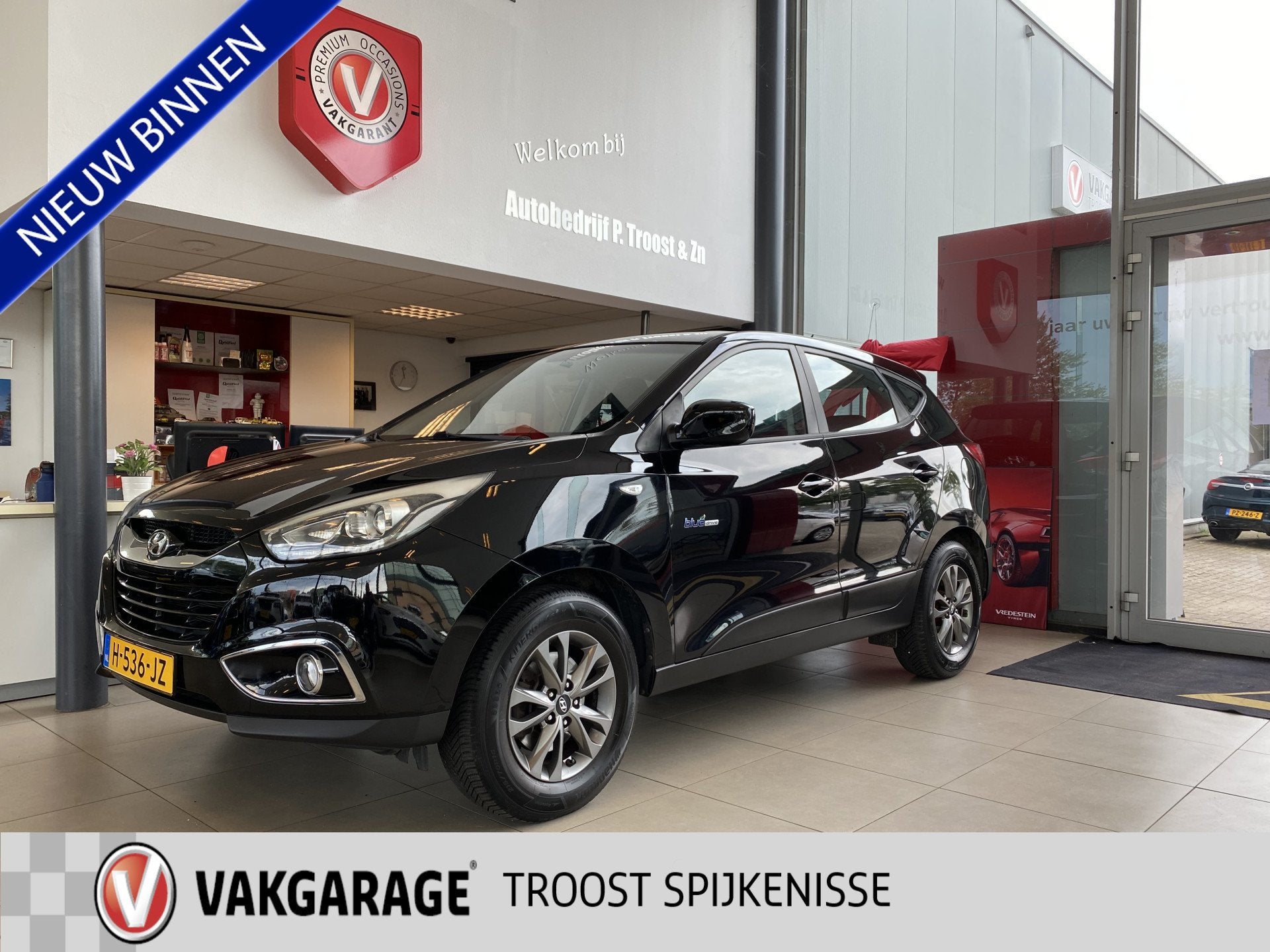 Hyundai ix35 1.6i GDI i-Drive,Navigatie,Bleutooth,Climate&Cr, Voorwielaandrijving, 1591 cc, 4 cilinders, Zwart