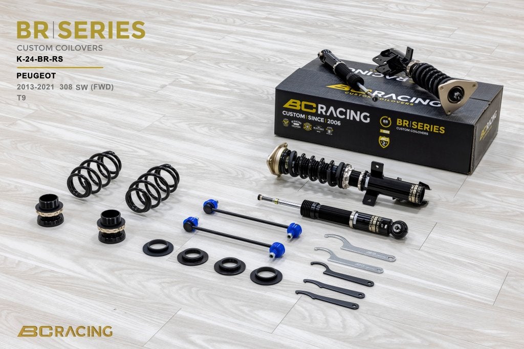 BC Racing BR-RS serie schroefset - Peugeot 308 SW 13-21, Auto diversen, Tuning en Styling, Ophalen of Verzenden