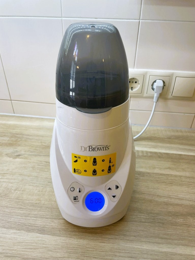 Dr Brown's flessenwarmer voor babyflessen, Ophalen of Verzenden, Gebruikt, Flessen- of potjesverwarmer, Dr. Brown's