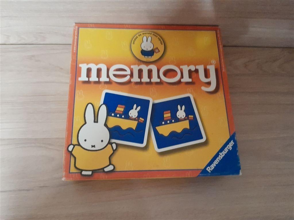 Nijntje memory - s3195, Hobby en Vrije tijd, Gezelschapsspellen | Bordspellen, Verzenden, Zo goed als nieuw