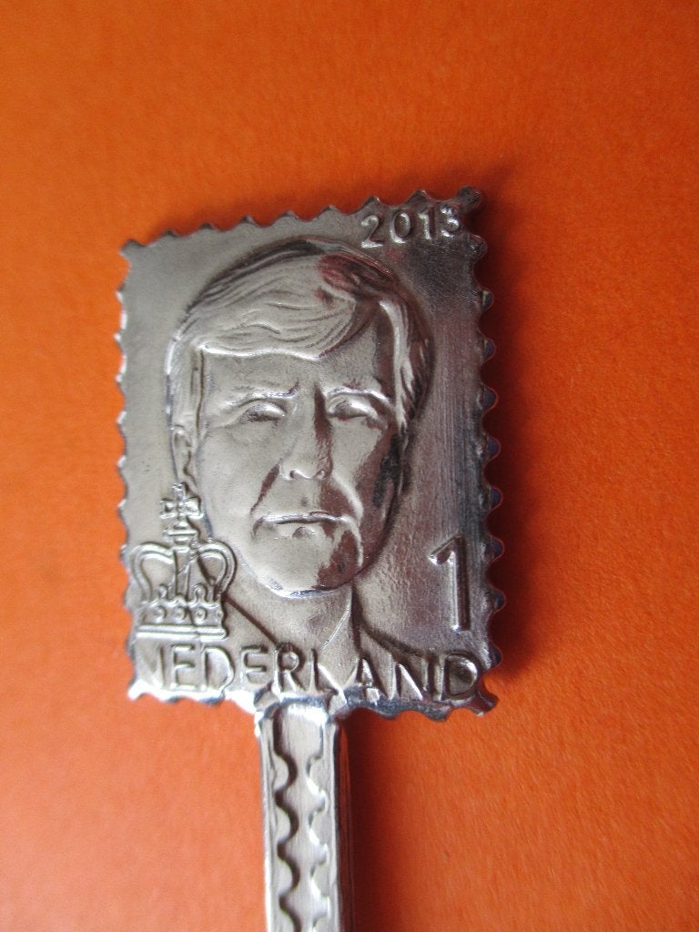Lepeltje Postzegel Willem Alexander, Verzenden, Zo goed als nieuw