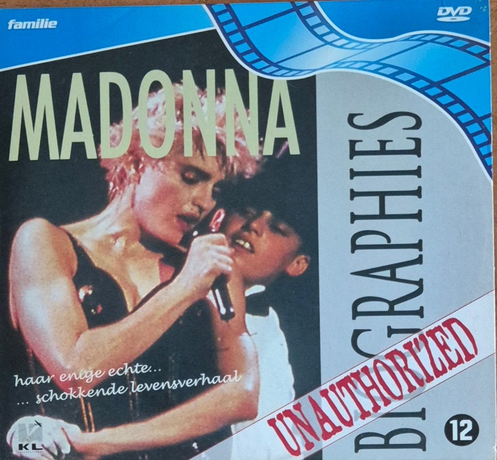 Madonna - Biographies Unauthorized, (Promo DVD) #d209#3V, Alle leeftijden, Ophalen of Verzenden, Zo goed als nieuw, Kunst of Cultuur