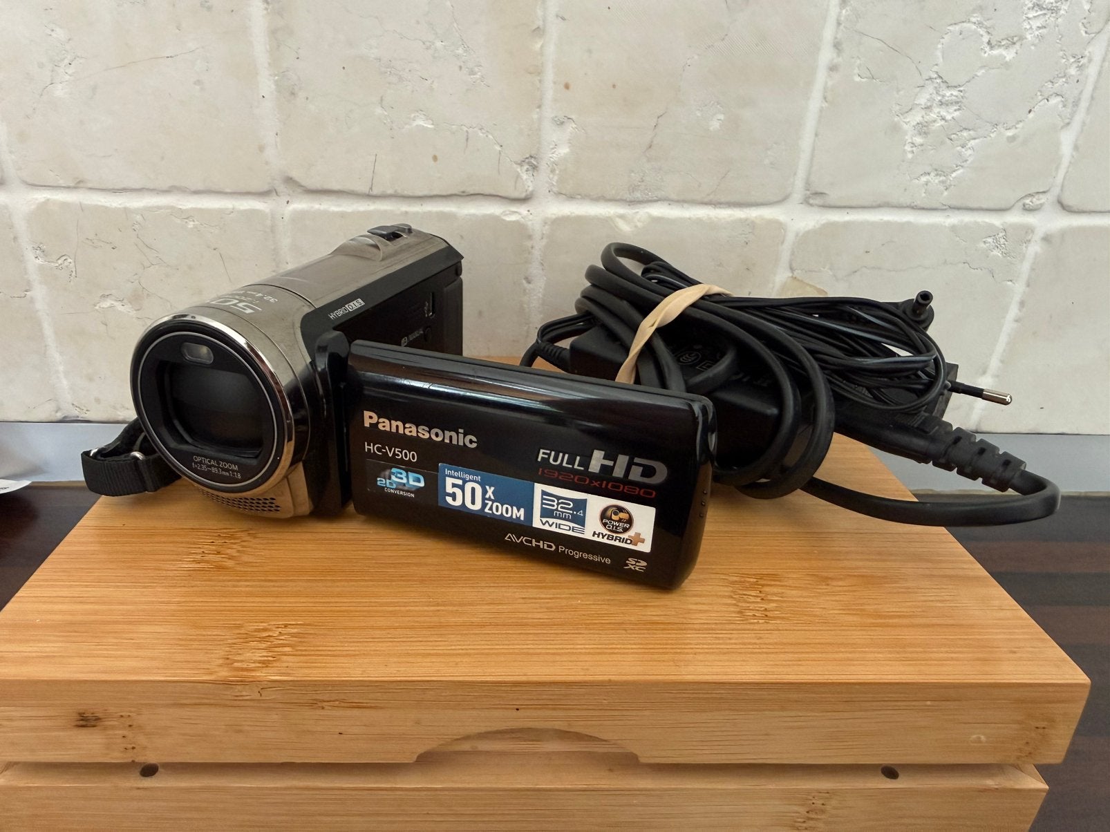 Panasonic HC-V500 videocamera, Audio, Tv en Foto, Videocamera's Digitaal, Gebruikt, Panasonic, 20x of meer, Ophalen of Verzenden