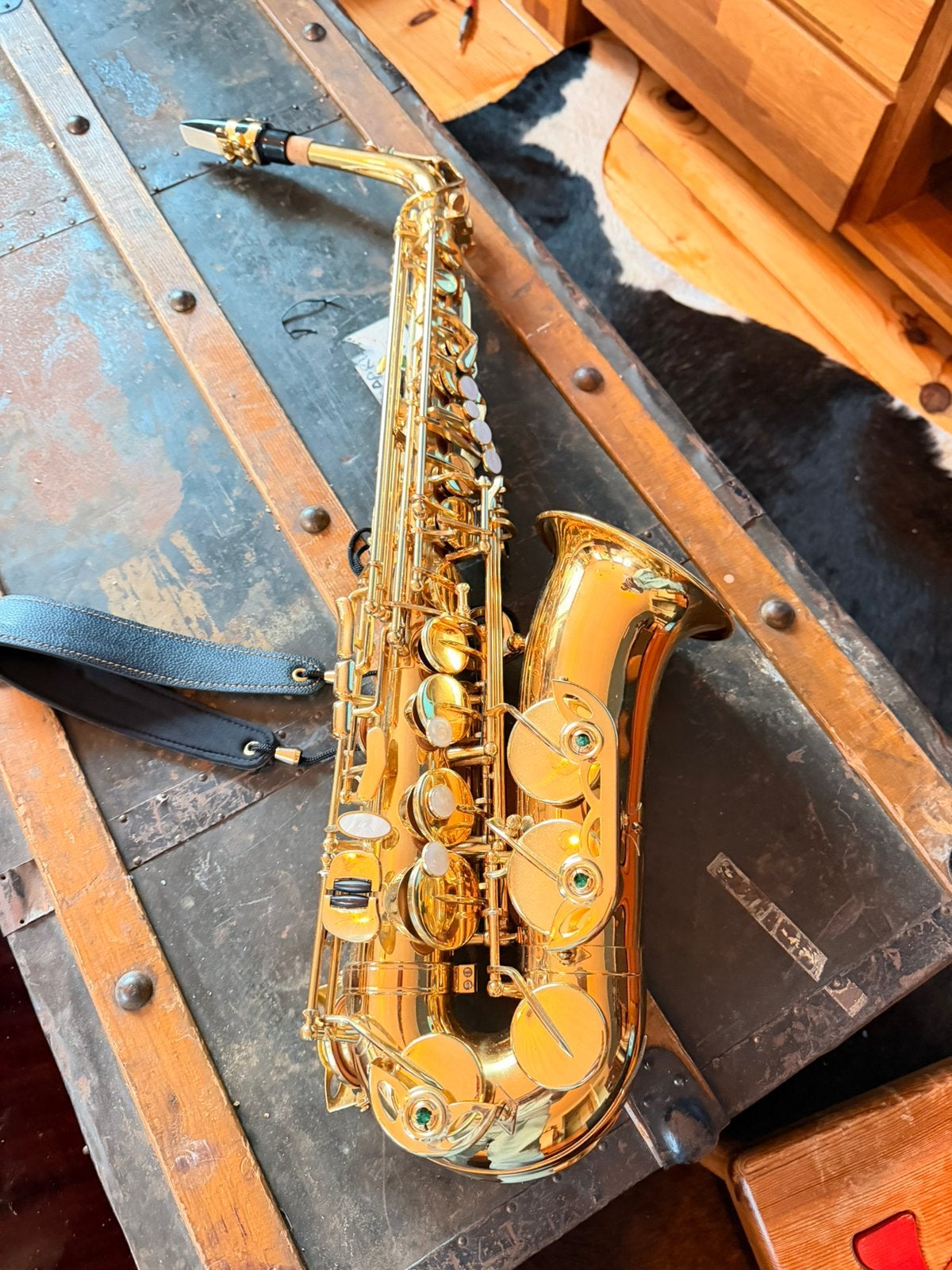 Alt saxofoon, Ophalen of Verzenden, Zo goed als nieuw, Alt, Met koffer