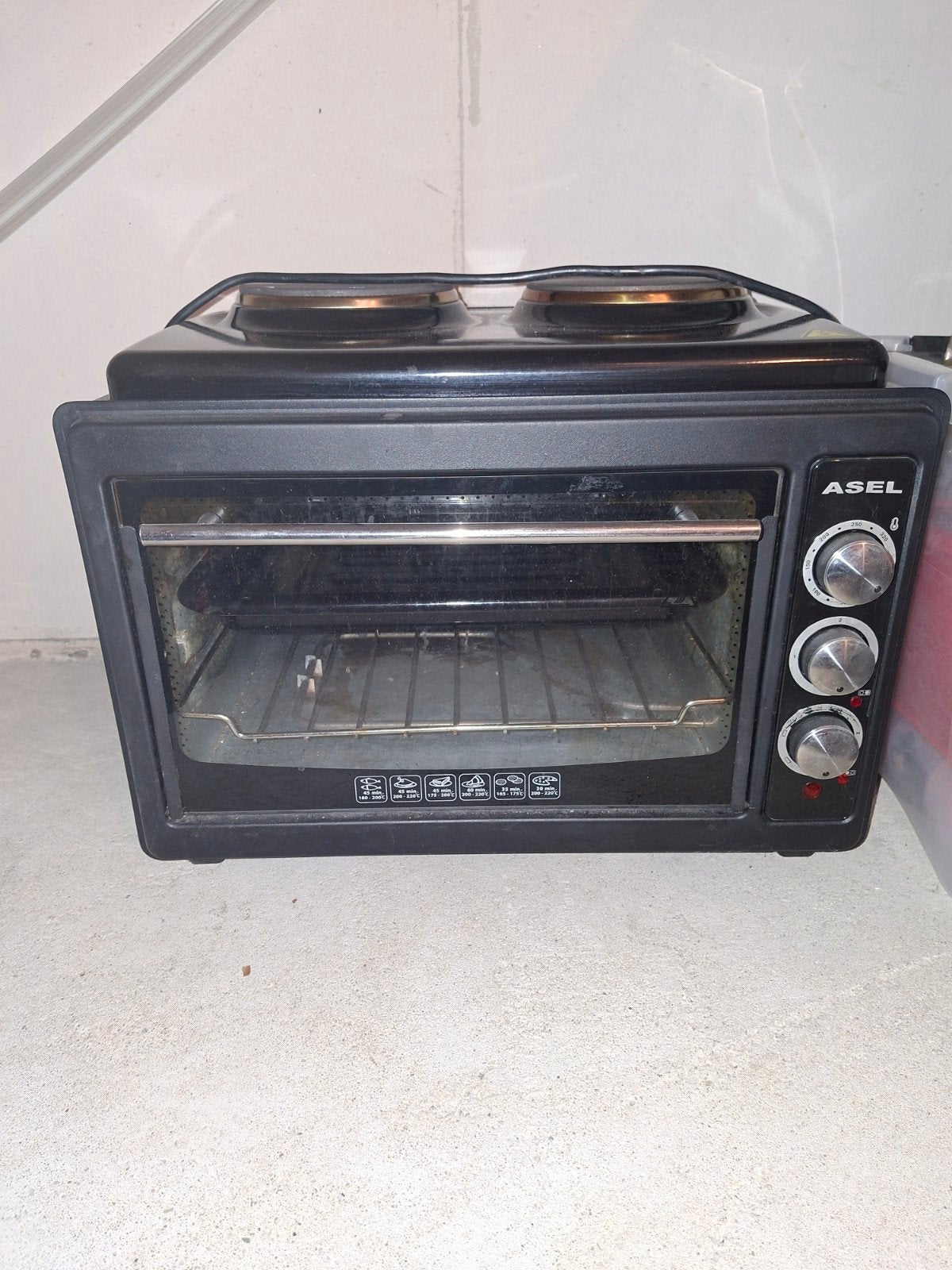 ASEL mini-oven, Ophalen, Minder dan 45 cm, Gebruikt, Minder dan 45 cm