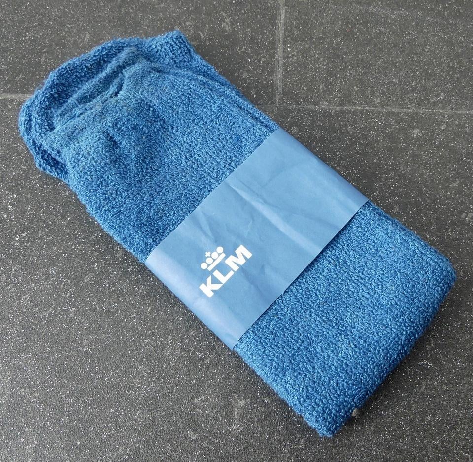 KLM business class sokken blauw nieuw, Verzamelen, Luchtvaart en Vliegtuigspotten, Zo goed als nieuw, Overige typen, Ophalen of Verzenden