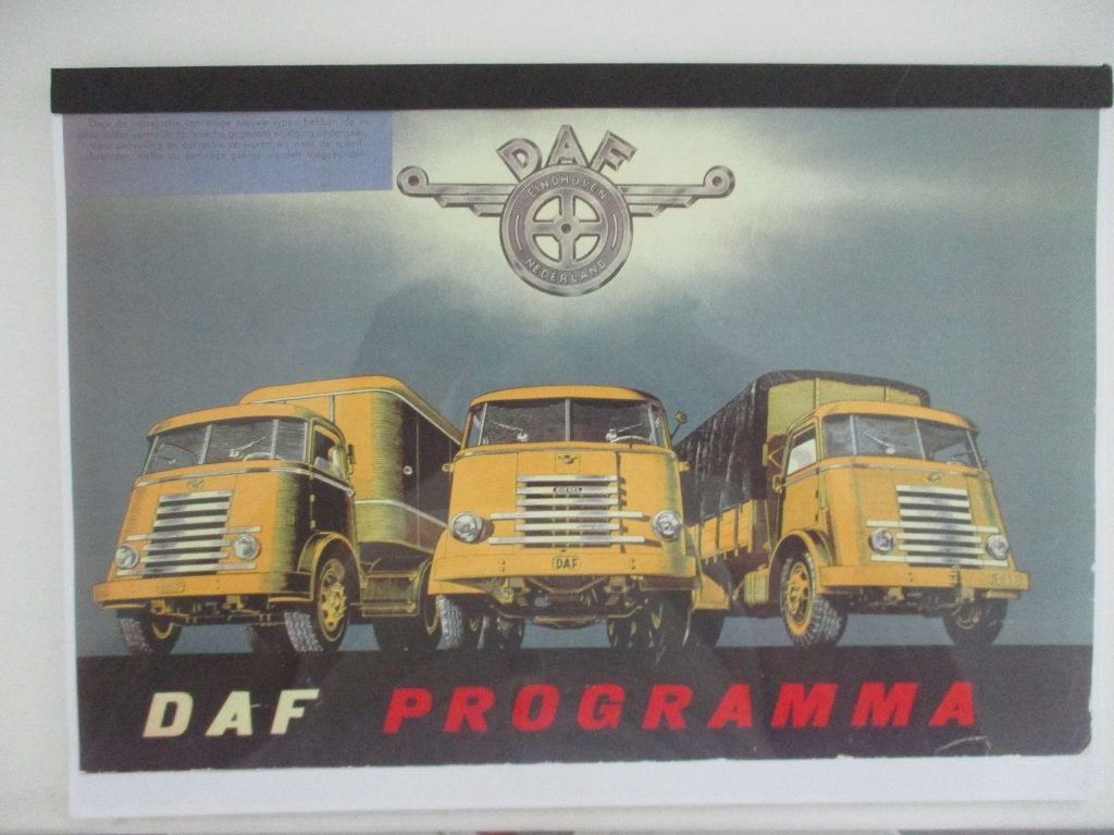 Daf brochure: De geschiedenis van Daf Vrachtauto's, Verzenden, Zo goed als nieuw, Overige merken