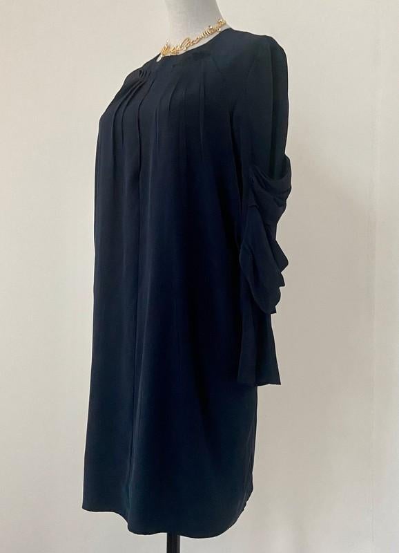 Miu Miu /Prada M 36 twv 2.700,- nieuwe jurk 100% zijde/ silk, Miu Miu, Blauw, Ophalen of Verzenden, Zo goed als nieuw