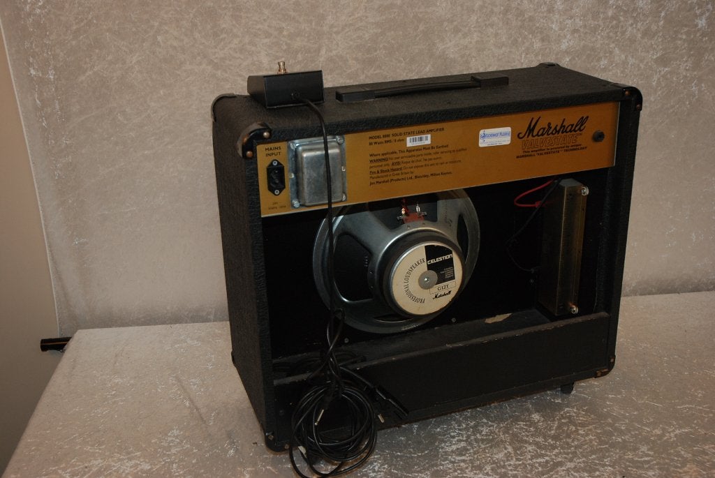 Marshall Valvestate 80V met footswitch, reverb,  Model 8080, Ophalen, Gebruikt, ., Marshall