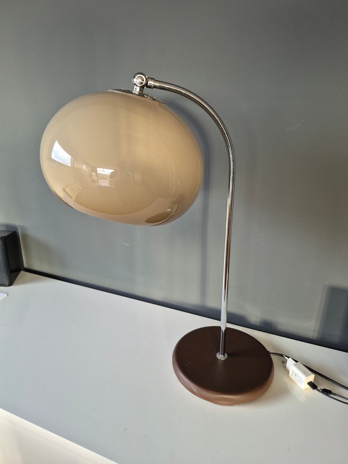 Dijkstra Boog/Tafellamp Mushroom, Ophalen of Verzenden, Verstelbaar, Vintage
