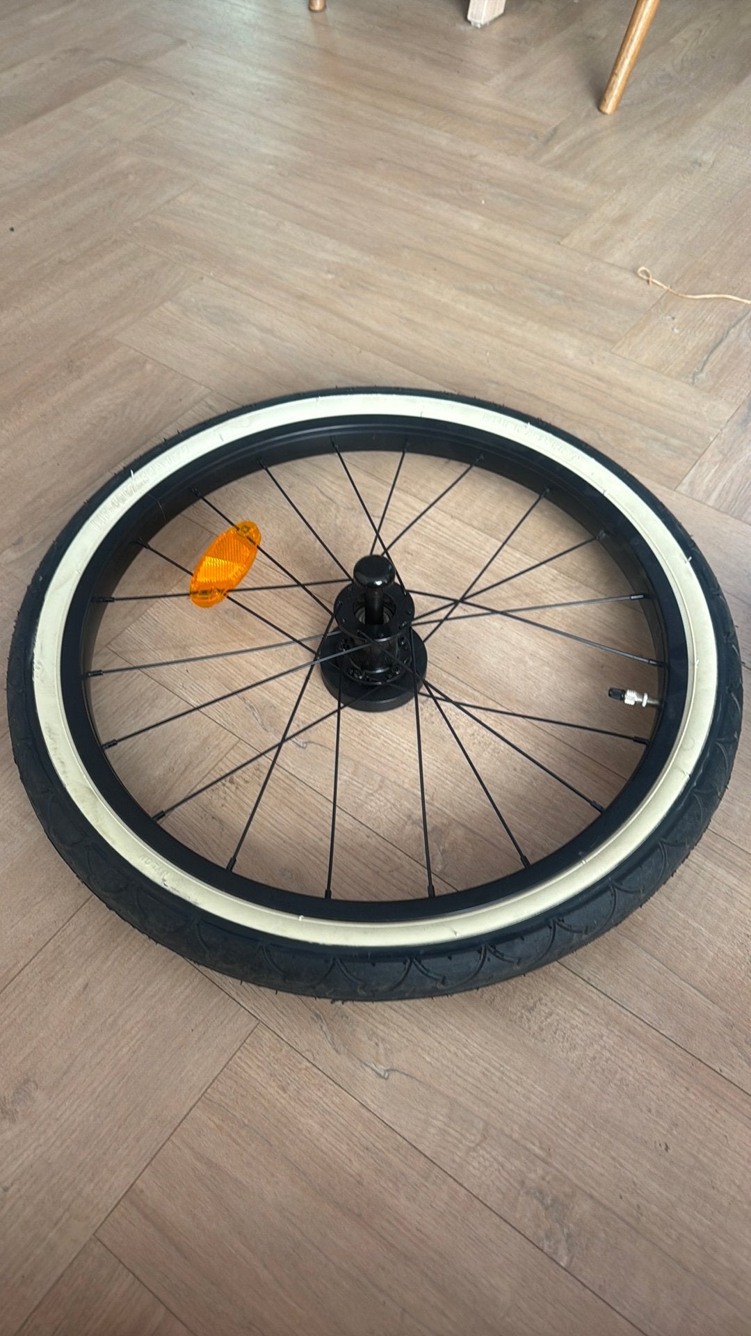 Deryan fietskar wiel en hardloopwiel, Ophalen of Verzenden, Zo goed als nieuw, Kinderkar, 80 kg of meer