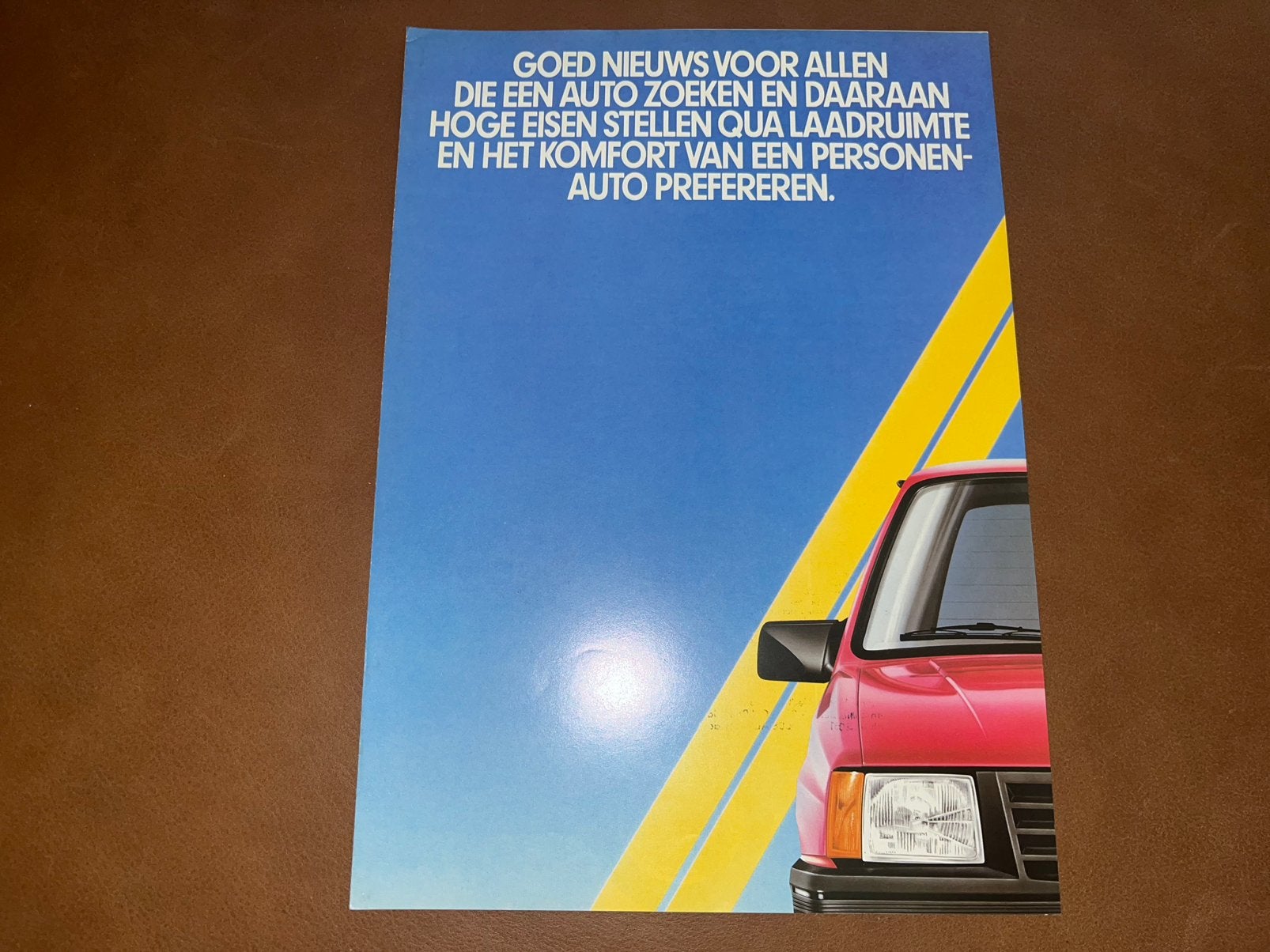 Folder Opel Corsa City TS, Boeken, Auto's | Folders en Tijdschriften, Ophalen of Verzenden, Zo goed als nieuw, Opel