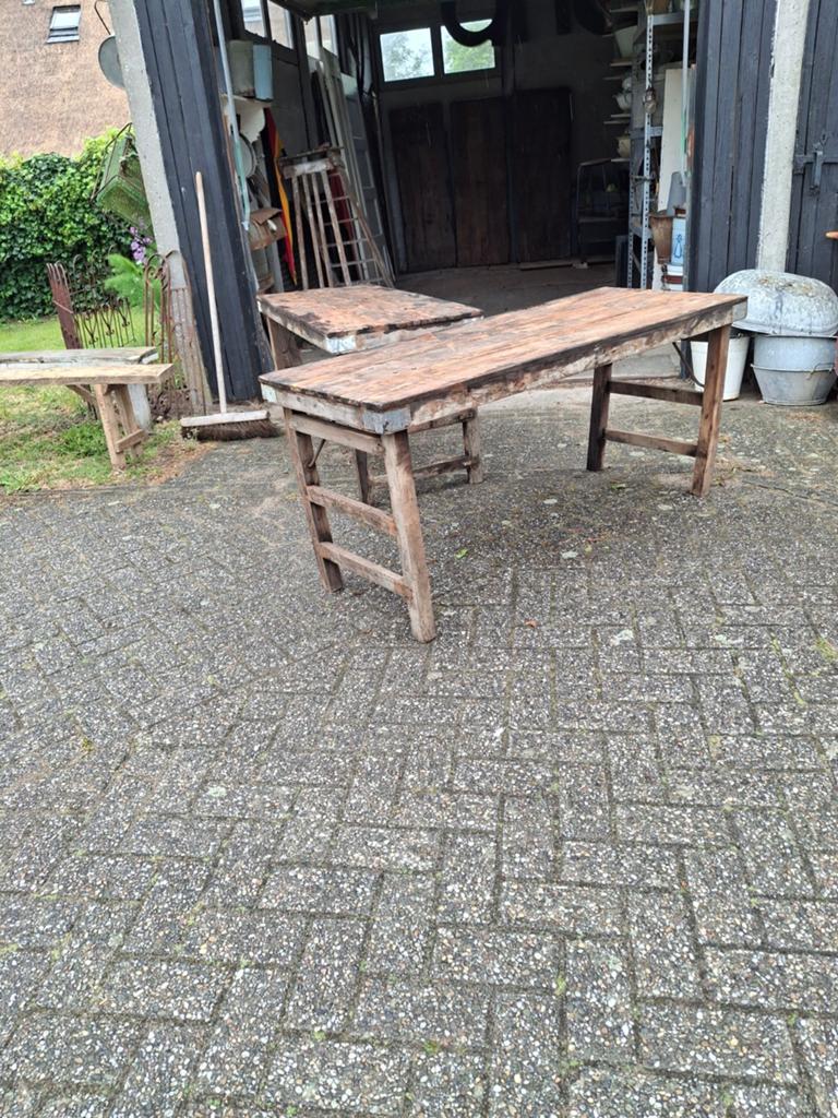 Opklapbare markttafels, Ophalen, Gebruikt, 50 tot 100 cm, Vijf personen of meer