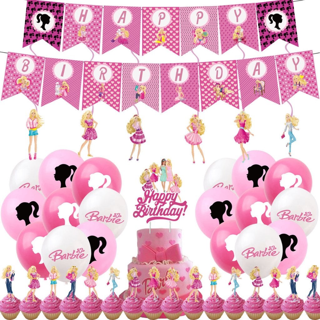 Barbie Doll - Verjaardag Versiering / Decoratie / Birthday, Versiering, Contact@gatesgroup.nl, Verjaardag, Nieuw