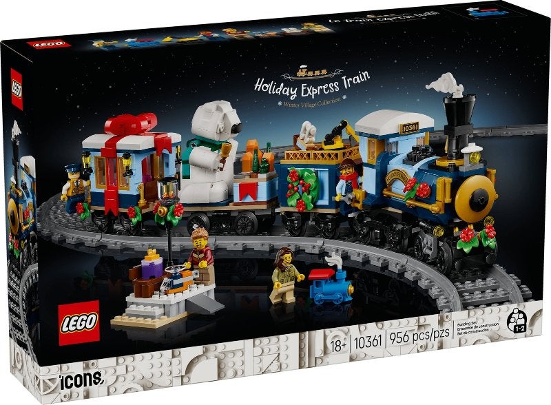 Lego | Icons  | Kerst |Feestelijke kersttrein | 10361, Lego, Nieuw, https://legohouse.com/en-gb/info/contact-us/, Ophalen of Verzenden