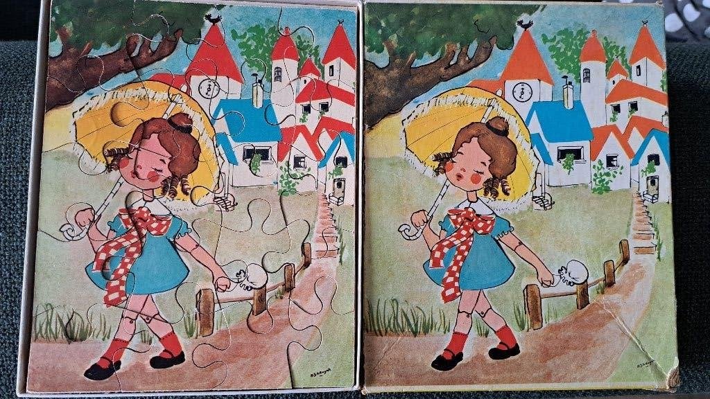 Wooden Jig Saw Puzzel - 20 stukjes, Ophalen of Verzenden, Minder dan 500 stukjes, Gebruikt, Legpuzzel
