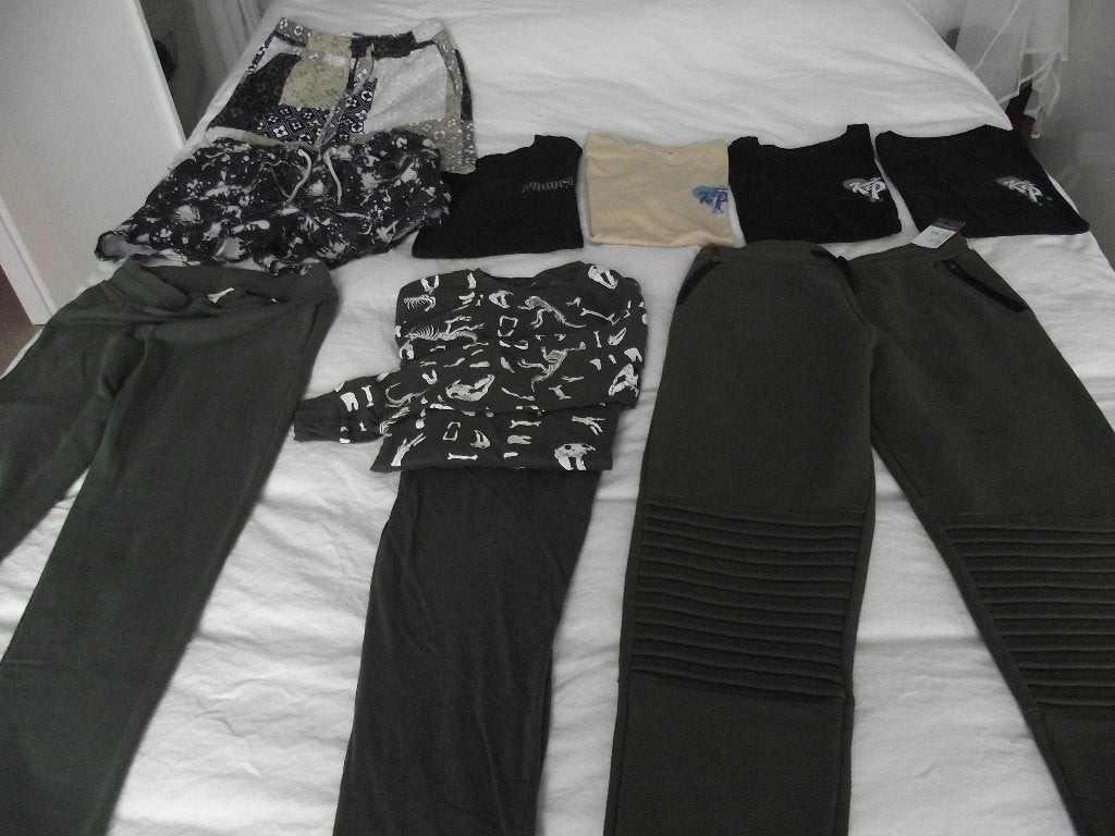 9 x kinderkleding jongens kleding pakket 158-170 ook p stuk, Broek, H&M Primark  Puma KP, Nieuw, Ophalen of Verzenden