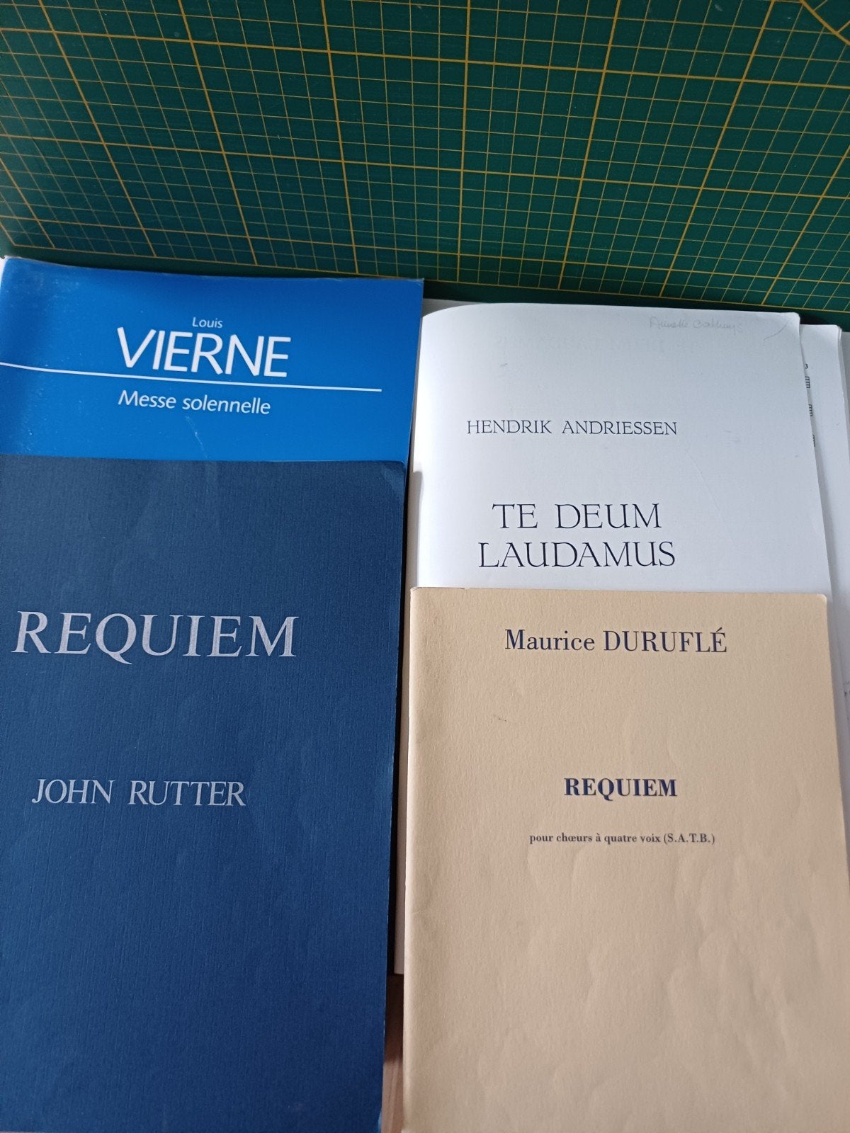 Pianouittreksel Rutter Vierne Andriessen Duruflé, Ophalen of Verzenden, Gebruikt, Artiest of Componist, Klassiek