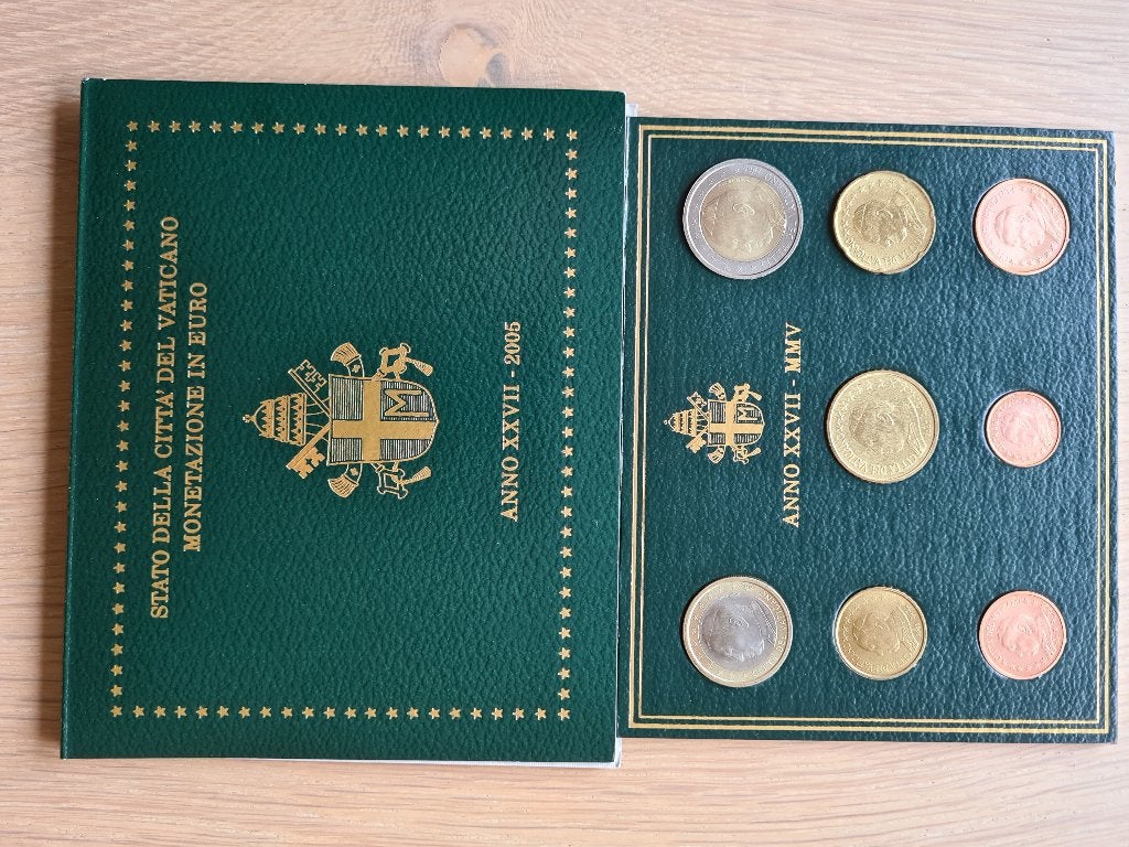 VATICAAN 2005; euroset, Ophalen of Verzenden, Vaticaanstad, Overige waardes, Setje