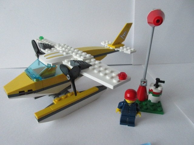 3178 Watervliegtuig met bouwtekening, City, Lego, Compleet, Ophalen of Verzenden