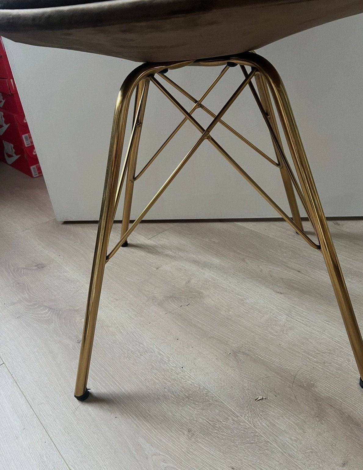 Kuip stoel, Ophalen, Zo goed als nieuw, Bruin, Eén