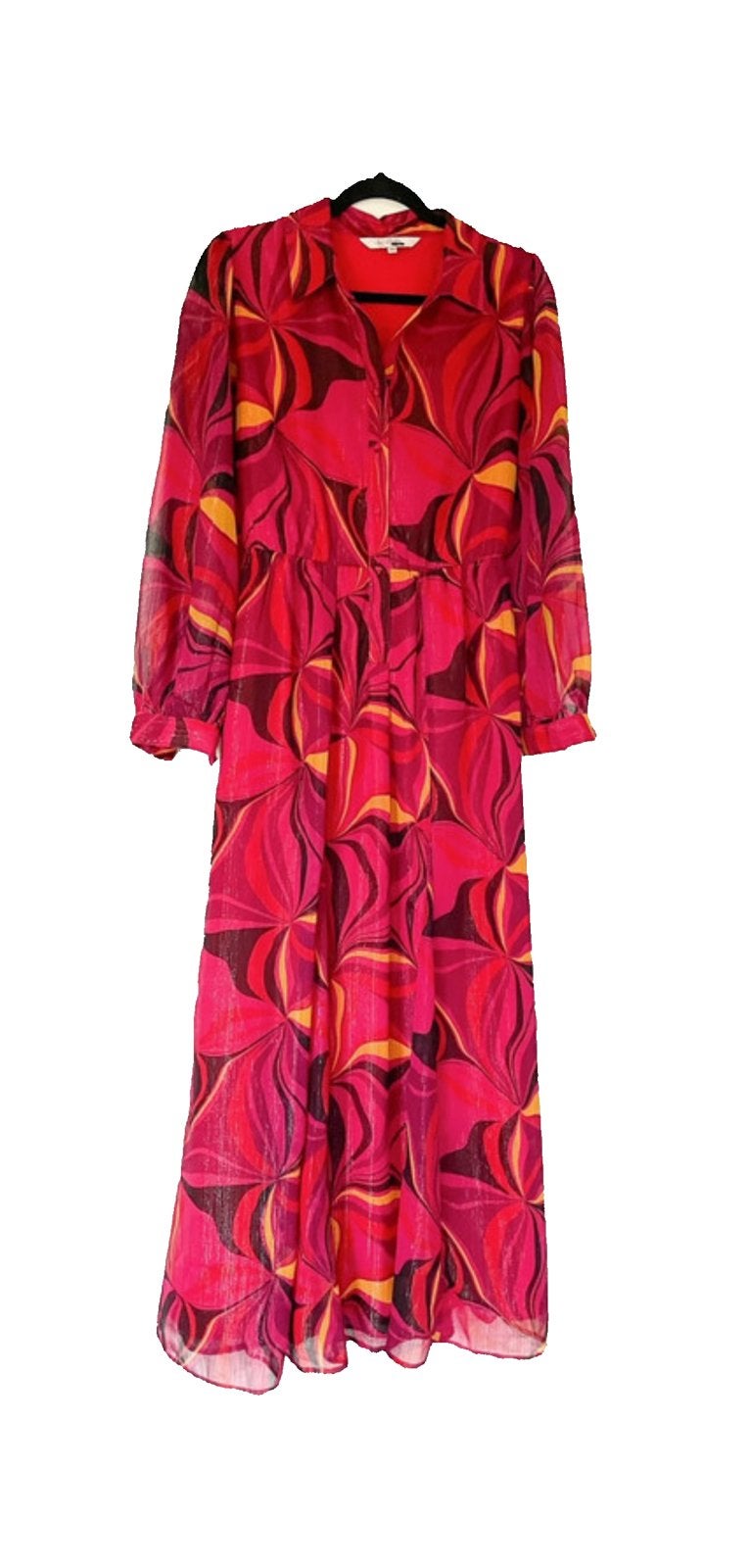 Miljuschka lange kleurige jurk XL, Kleding | Dames, Meerkleurig, Maat 42/44 (L), Ophalen of Verzenden, Zo goed als nieuw