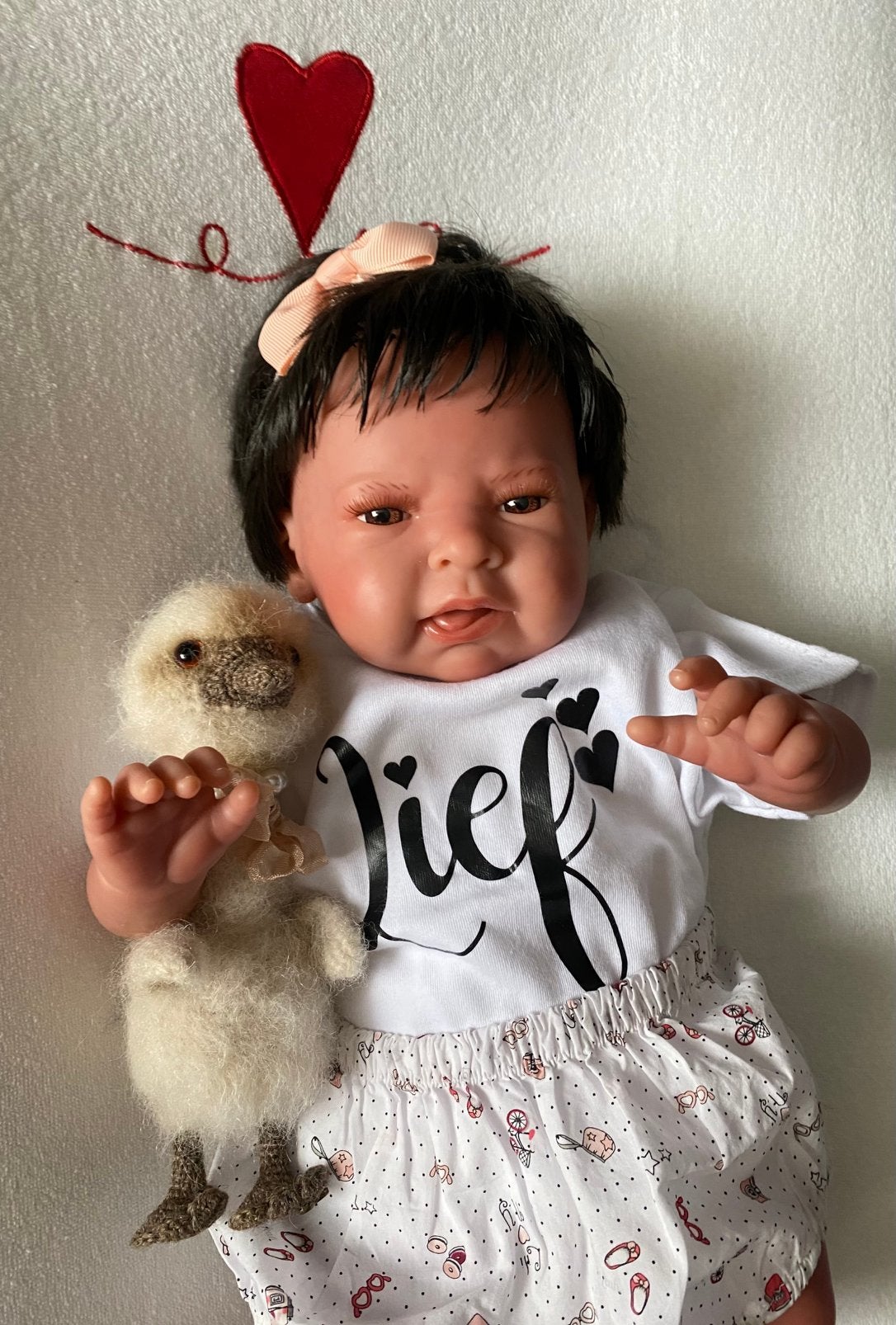 Schattig Reborn baby'tje 🎀, Verzamelen, Verzenden, Nieuw, Babypop, Levensecht of Reborn