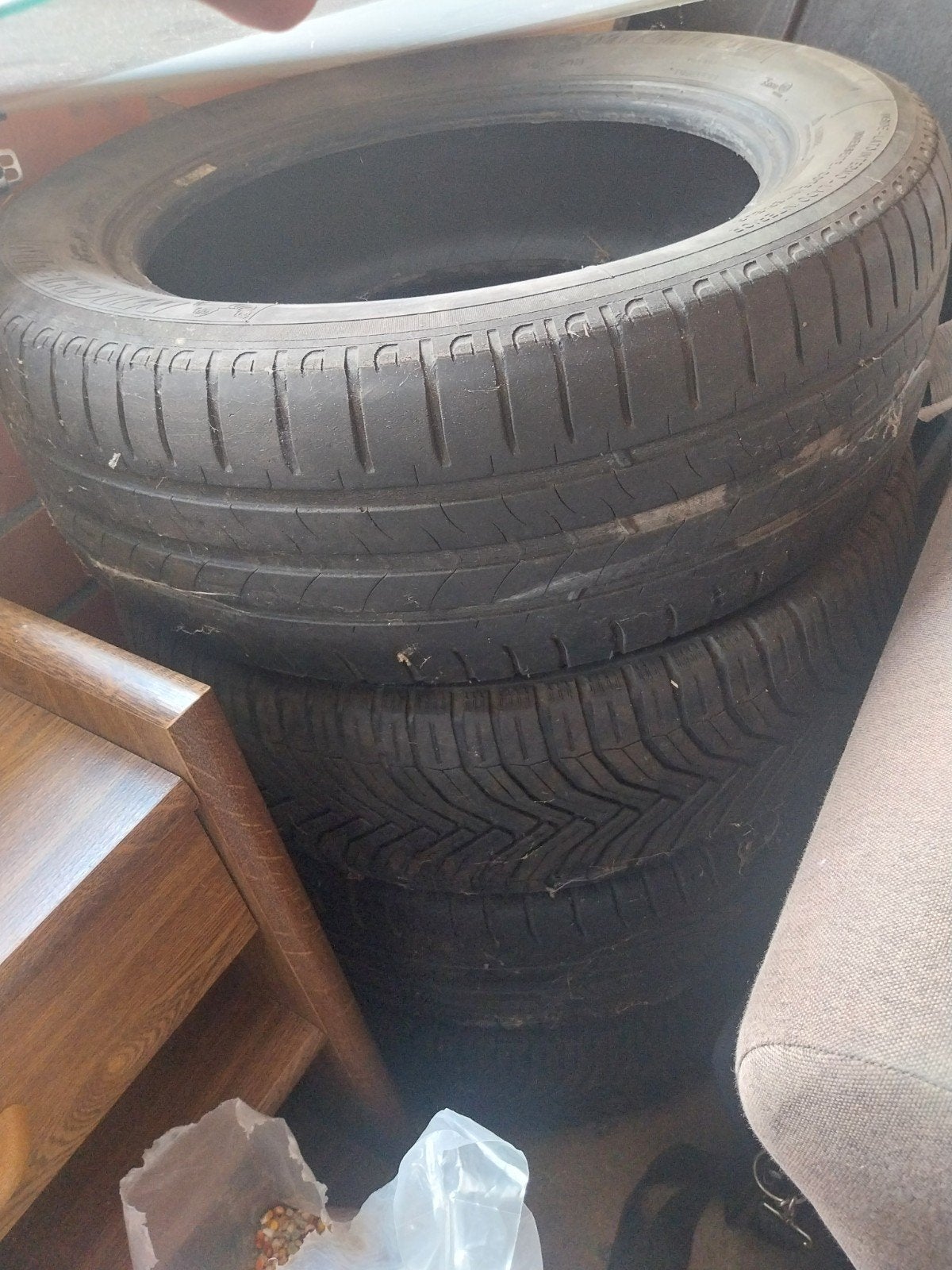 4x Michelin  banden gratis 16, Ophalen of Verzenden