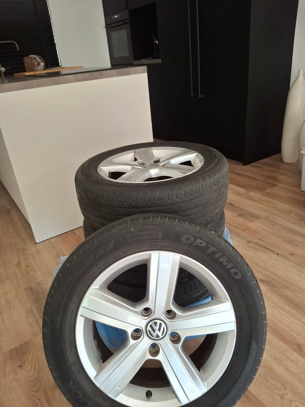 Velgen VW golf 7, Ophalen